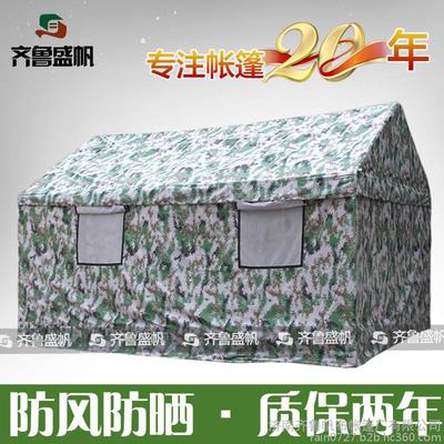 打造全能防护空间 济南齐鲁帆布帐篷厂定制户外加厚棉施工帐篷评析